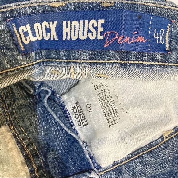 Clockhouse Denim Shorts Jean Shorts with Metal Embellishments 40 - Picture 2 of 5